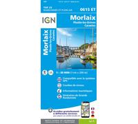 0615et morlaix plestin les greves carantec Échelle 1 : 25 000 - Collectif - Ign Institut Geographique National - broché - Atlas / carte