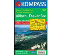 062 villach faaker see 1/25000 - Collectif - Kompass Karten - broché - Atlas / carte