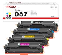 067 067H Toner Compatible pour Canon 067 067H pour Canon i-SENSYS MF655CDW Toner MF657CDW LBP631CW LBP633CDW MF651CW Cartouches (Noir Cyan Jaune Magenta, 4 Pack)