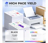 069H 069 Cartouche de Toner Haute Capacité, Compatible pour Canon Color imageCLASS LBP673CDN LBP673CDW LBP674CX MF752CDW MF756CX Imprimantes ,C-1 Pack