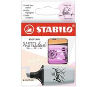 [07/03-59] STABILO Surligneur BOSS MINI Pastellove 2.0,étui carton de 3