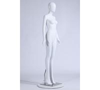 0703 Femme Femme Mannequin Tête abstraite Homme Femme belle abstraite blanc mat laqué