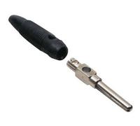 072150-p Fiche Banane Mâle, Droit De La Broche: 4 Mm Noir 1 Pc(s) D27991 - Bkl Electronic