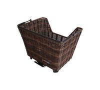 07381098 ATRANVELO Panier Vélo Rotin Look Braun 24L In VS Systemadapter