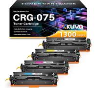 075 075H Lot de 4 cartouches de toner compatibles avec Canon 075 075H | Compatible avec ImageCLASS MF662Cdw MF663Cdw MF665Cdw LBP646Cdw LBP647Cdw