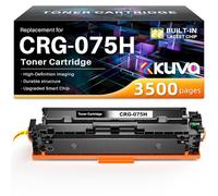 075H Toner noir compatible avec Canon 075 075H ImageCLASS MF662Cdw MF663Cdw MF665Cdw LBP646Cdw LBP647Cdw (noir, 1 paquet)