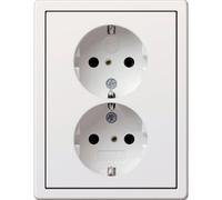 0783112 Doppel-schuko Ks FlÃ¿chenschalter ReinweiÃ? - Gira