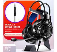 08 single no RGB RYRA-Casque de jeu RVB avec carte son micro, casque surround filaire, ordinateur PC, ordinateur portable, PS4, PS5, Switch Gamer CSGO, 3.5mm ""Nipseyteko