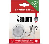 [0800036] BIALETTI Pack 3 Joints + 1 Filtre pour Moka Express 12 Tasses