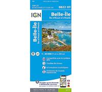 Carte plastifiée IGN - Belle-Ile