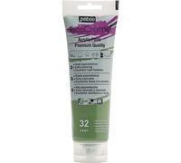 [089032] Pébéo Tube 120ml Peinture Acrylique Décocrème Mat VERT CYPRES