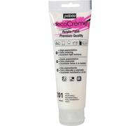[089201] Pébéo Tube 120ml Peinture Acrylique Décocrème Mat PERLE