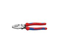 Knipex Clé à câble 09 12 12 240 – Pince pour monteur de lignes, modèle américain, noir 240 mm
