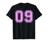 09 Number Nine Sports Varsity College Girl Matching T-Shirt