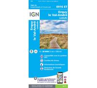 0916et erquy - val-andre - lamballe - Tome 916 - Collectif - Ign Institut Geographique National - Atlas / carte