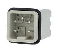09200042633 Harting Han 4A Insert de broche (M) Connecteur Quick-Lock 4 broches + PE 230 V/400 V, 10 A - 1 pièce