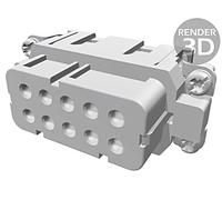 09200103101 Connecteurs : HAN femelle PIN : 10 10+PE taille 10A 250V HARTING