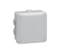 Legrand Boîte de dérivation Plexo 092022 carrée 105x105x55 mm 7 entrées gris RAL 7035