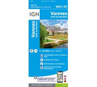 0921ot vannes - golfe du morbihan Echelle 1 : 25 000 - Collectif - Ign Institut Geographique National - broché - Atlas / carte