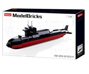 094 Strategic Submarine 1:450, Noir/Transparent