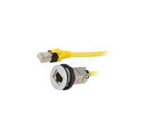09454521504 Douille RJ45 22mm har-port -25-70°C Ø22,3mm IP20 Couleur : Argent...
