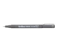 [09786NO-3] ARTLINE Lot de 3 Feutres "Drawing System" pointe 0,2 mm noir