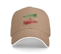 0L'Irandrapeau National Casquette De Baseball Anti Soleil Casquette De Casquettes De Baseball Réglable Sports Unisexe pour Respirante Légère Casquettes De Golf