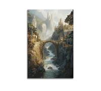 0unique Fantasy Fine Art Impression peinture à l'huile fantastique Chambre et bureau Affiche moderne sur toile pour décoration murale esthétique Poster Peinture décorative sur toile murale et image