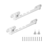 0XBIT 2 Pièces Bloque Fenetre Ouverte, Blanc Ouverture Fenêtre Réglable, Entrebailleur de Porte Fenetre, Entrebailleur Fenetre Adaptés au Réglage de L'angle D'ouverture de la Fenêtre