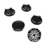 0XBIT 60mm Cache Moyeu, 4 pièces Capuchons Centraux de Moyeu, DIY Cache Moyeu, adaptés aux Enjoliveurs de Diamètre Extérieur 60mm de Diamètre Intérieur 56mm