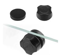 0XBIT Aimant Aquarium, 2 Pièces Aimant Aquarium Nettoyage, Nettoyeur Vitre Aquarium, Brosse Aquarium Convient aux Aquariums en Verre et aux Aquariums d'une Épaisseur de 3 mm à 6 mm