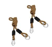 0XBIT Corde Balancoire Exterieur, 2 Pièces Sangle Balancoire Arbre Réglables, 1.8m Corde Balancoire Résistante à l'usure, Peut Supporter 300 kg, pour Hamacs, Camping, Balançoires