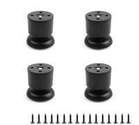 0XBIT Pied de Meuble Reglable, 4 Pièces Pied de Table Reglable, Réglable en Hauteur, 1-15 mm Pied de Table Metal, Base Épaissie, Pieds de Meubles pour Tables, Armoires, Buffets et Canapés