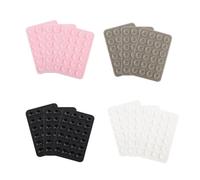 0XBIT Support à Ventouse Polyvalent Pour Téléphone Portable - 12 Pièces en Silicone Avec Adhésif - Pour Étui de Téléphone