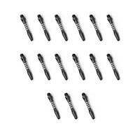 0XBIT Tige de Flechettes, 15 Pièces Barres de Fléchettes 40 mm, Arbres de Fléchettes en Aluminium, Filetage Universel 2BA, Adaptée aux Fléchettes Souples ou Dures