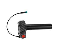 0XhxxNGkc Poignée de Tube d'accélérateur de moto, accélérateur à poignée torsadée en aluminium Compatible avec les vélos électriques X3 MX3 MX4 MX5(carbon fiber pattern)