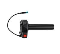 0XhxxNGkc Poignée de Tube d'accélérateur, poignée torsadée, accélérateur Compatible avec vélo électrique X3 MX3 MX4 MX5, motif en Fiber de carbone(black)