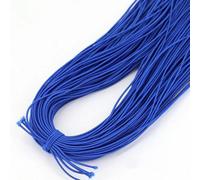 1.0/1.2/1.5/2.0/2.5mm Bande élastique Fil élastique DIY Fait à La Main Perlé pour La Fabrication De Bijoux Accessoires De Couture, Blue, 2.5mm (5yards)