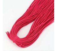 1.0/1.2/1.5/2.0/2.5mm Bande élastique Fil élastique DIY Fait à La Main Perlé pour La Fabrication De Bijoux Accessoires De Couture, Rose, 1.0mm (10yards)