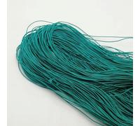 1.0/1.2/1.5/2.0/2.5mm Bande élastique Fil élastique DIY Fait à La Main Perlé pour La Fabrication De Bijoux Accessoires De Couture, Cyan, 2.5mm (5yards)