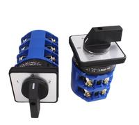 1-0-2 3 Positions 20A/32A panneau de Circuit de commande de changement monté for électricien utilisant des outils commutateur à came rotatif LW26-20/3 1 pièces(10A,4P,1-0-2)