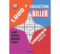 1,000 + Collection Sudoku Killer 12x12: Logic Puzzles Medium Levels (Killer Sudoku)