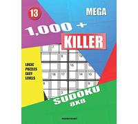 1,000 + Mega sudoku killer 8x8: Logic puzzles easy levels