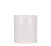 1.000 ml boîte en plastique 'Securilock', PP, blanche, ouverture : bouchon à vis