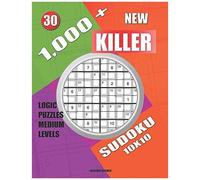 1,000 + New Sudoku Killer 10x10: Logic Puzzles Medium Levels (Killer Sudoku)