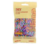 Perles à repasser bicolores Hama Multicolore - assort. - Midi (Ø5mm) - 1000 perles