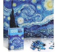 1 000 pièces Puzzle Ciel Étoilé, Jouet Puzzle Mini Anti-Stress, Comprend Pièces de Puzzle et Papier à Dessin, Meilleur Cadeau pour Création Artistique Adulte et Jeu Familial, Puzzle Métallique, Jeu Fa