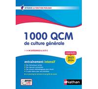 1 000 QCM de culture générale 2023/2024