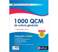 1 000 QCM de culture générale 2024/2025