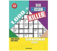 1,000 + Sea Jigsaw Killer Sudoku 8x8: Logic Puzzles Easy Levels: 53